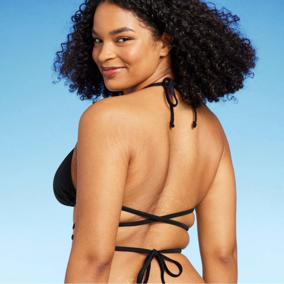 🌴SUPER SALE WRAP TRIANGLE BIKINI TOP - Picture 4 of 8